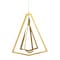 Afx Gianna 27" LED Pendant, Gold GNAP27L30D1GD - alternate 1